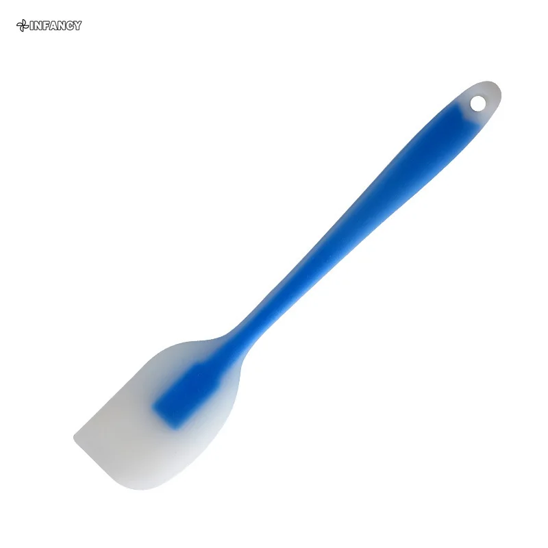 Silicone Cream Baking Scraper Non Stick Butter Spatula Cutter Chocolate Smoother Heat Resistant Kitchen Pastry Tools Scraper