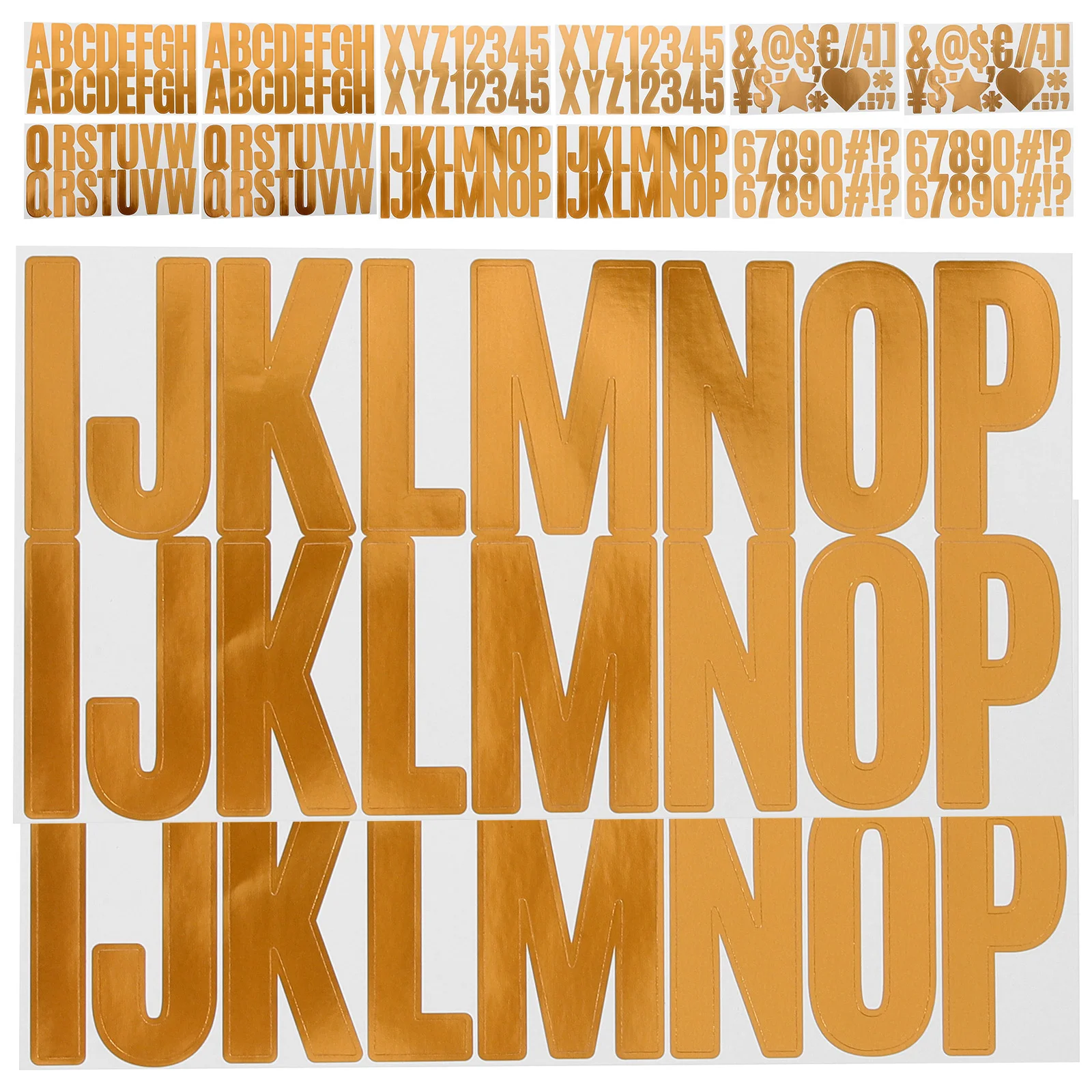 

24Pcs Adhesive Alphabet Letter Stickers Bulletin Mailbox Letter Stickers Letter Decals