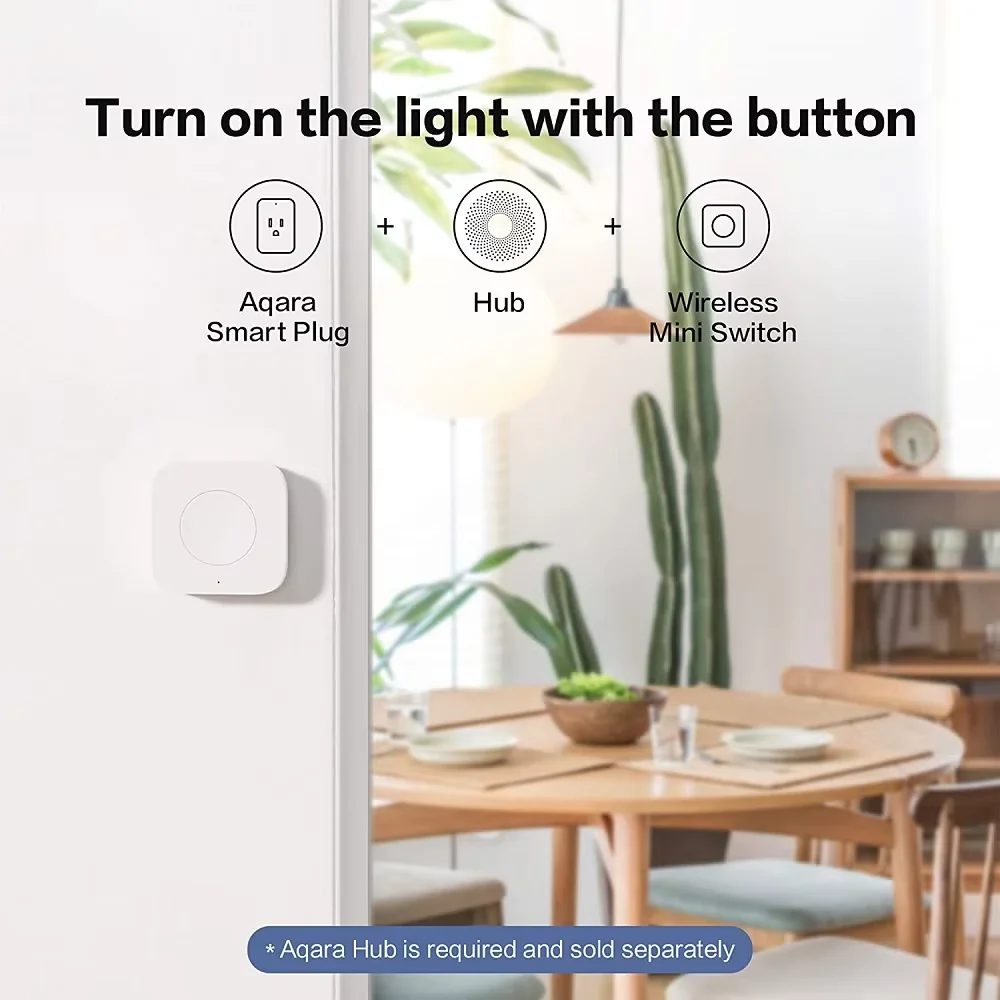 Aqara Mini Wireless Switch Zigbee Sensor Smart Button One Key Control Remote Control Home Automation For Homekit Xiaomi Mi Home, Alina Gadgets