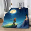 Carcoon The Little Prince Printed Blanket Picnic Blankets Warm Blanket Soft and Comfortable Blanket Home Travel Birthday Gift 3
