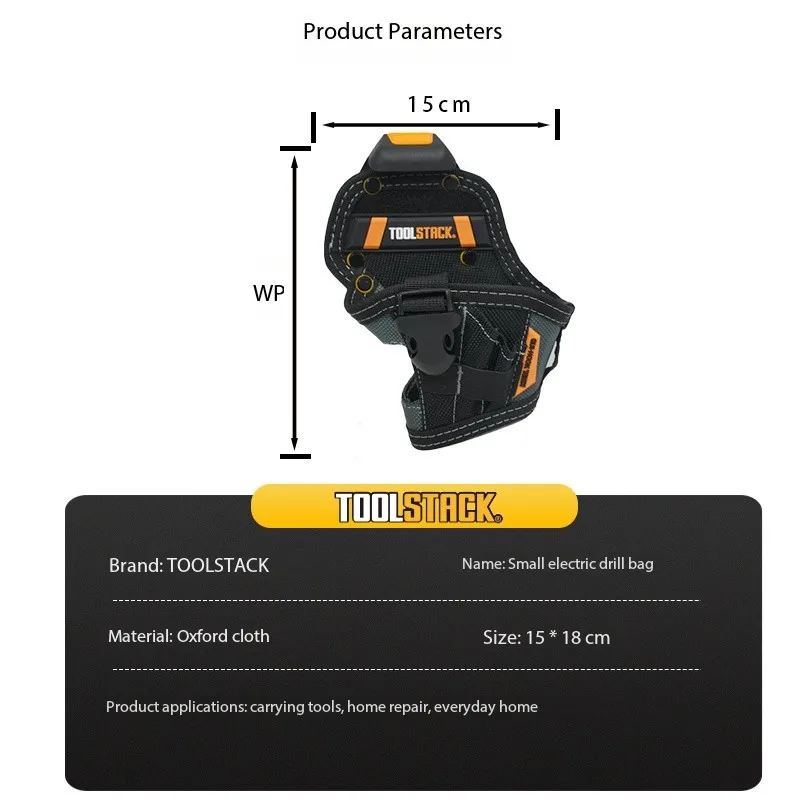 Compact Tool Holster Belt Pouch with Portable Durable Tool Bag