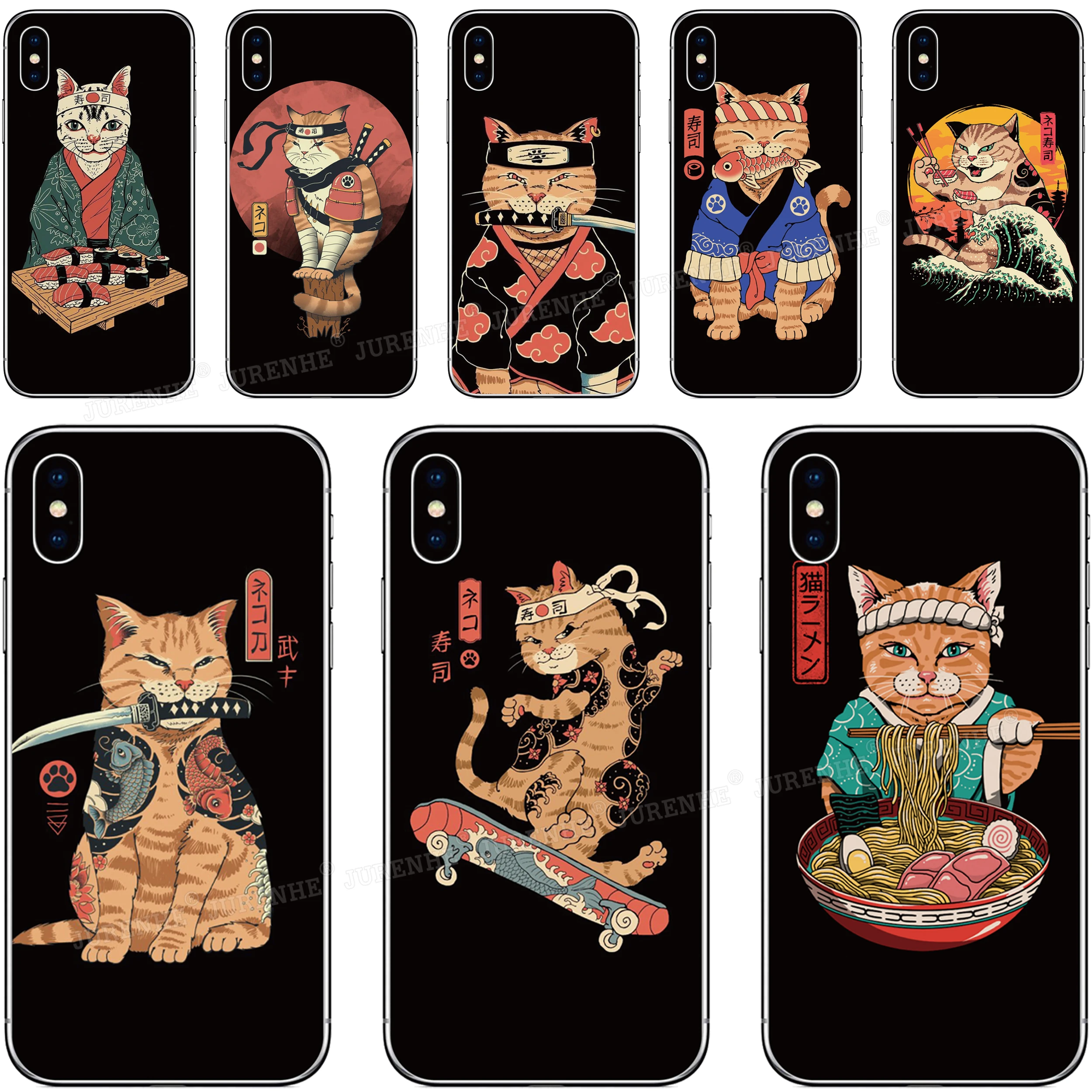 Cover Artistica Giapponese Per Blu G91 C5 Max View 2 3 Bold N2 F91 Gigaset Gx6 Gx4 Gs5 Gs4 Gs3 Cat S62 Pro S42 S52 S75 5G Custodia Per Telefono