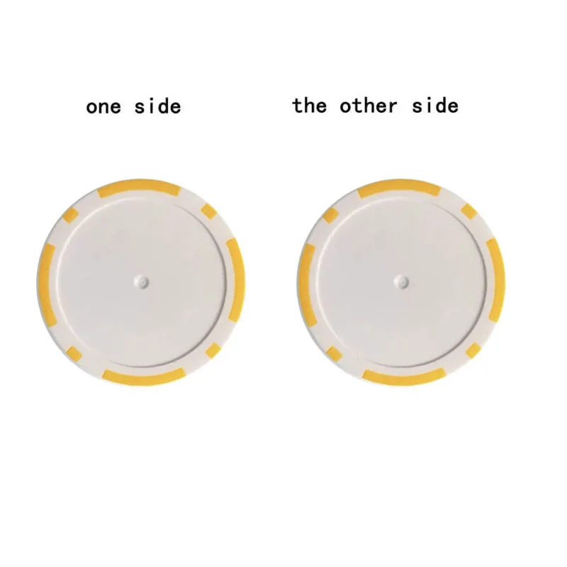 カスタマイズされたロゴゴルフボールマーカー両面40mm直径11.9g ABS