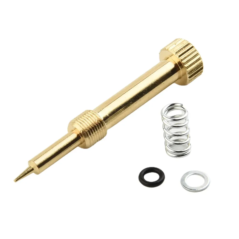 

Lightweight Replacement Parts 1 Set Screw Air Mixing Brass Easier To Adjust Air Mixing Screw For Mikuni VM Series