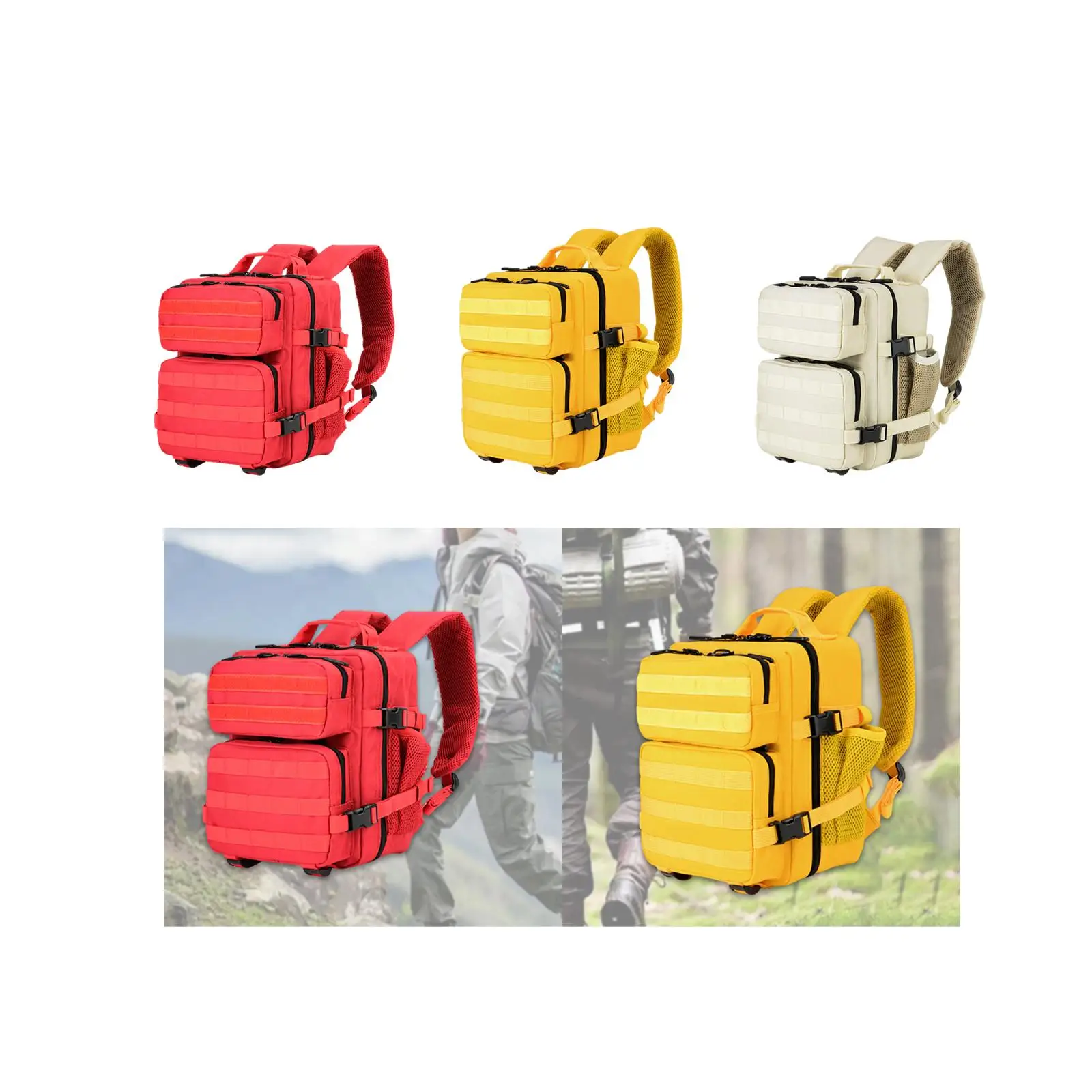 Camping Backpack 9L Multifunctional Travel Backpack for Travel Gym Hiking 3