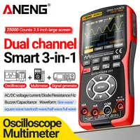 ANENG AOS03 Oscilloscope Multimeter  Output Handheld Battery  LCD Screen Signal Generator Waveform Display Multimeter 1