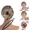 4Pcs Set Hair Disk Pull Hair Pins Clips Comb For Girls Hair Styling Tools Kit Braiding Donut Bun Maker Hairdressing Accessories 4