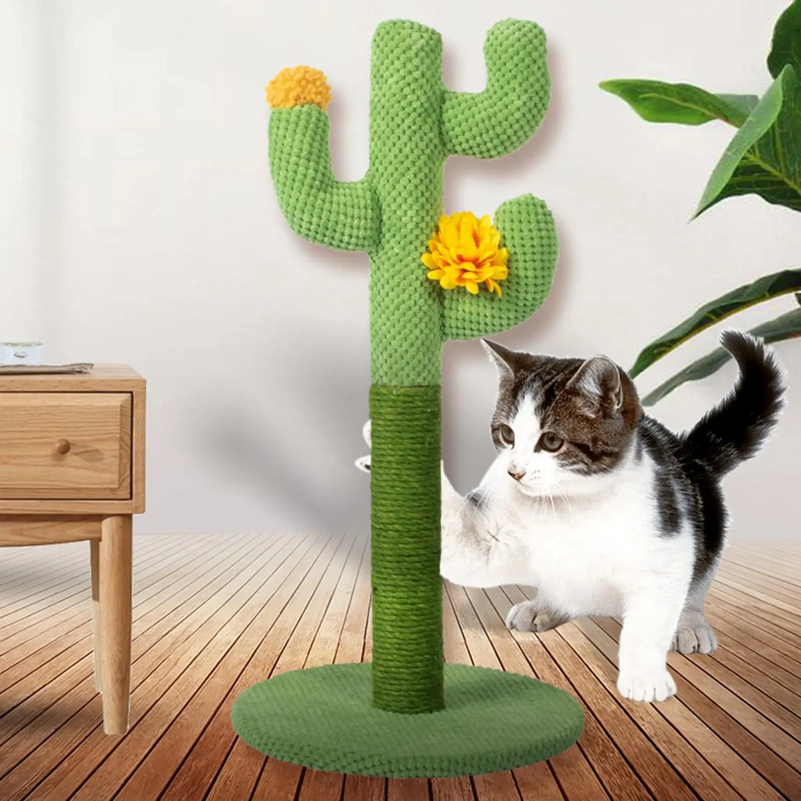 Funny Cactus Cat Scratching Post Tower Scratcher Cat Interactive Toy Scratch Funny Cactus Cat Scratching Post Tower Scratcher Cat Interactive Toy Scratch