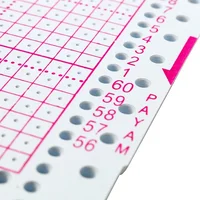 20-Piece Punch Card Set for Brother & Singer Knitting Machines KH860 KH868 SK260 SK280 – Sewing Accessories & Spare Parts - Image 4