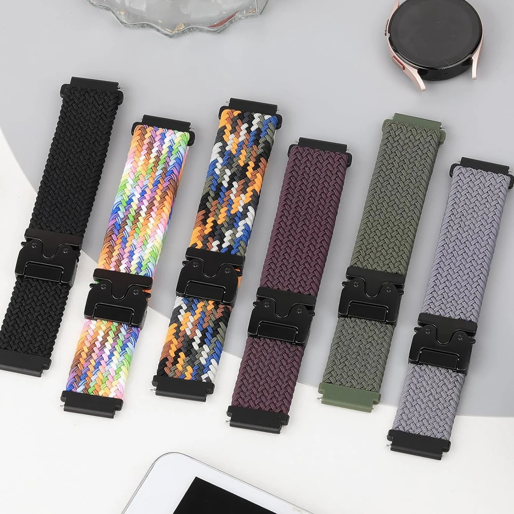 Parachute Bracelet Watch Strap, 20mm/22mm – Premium Smartwatch Accessory