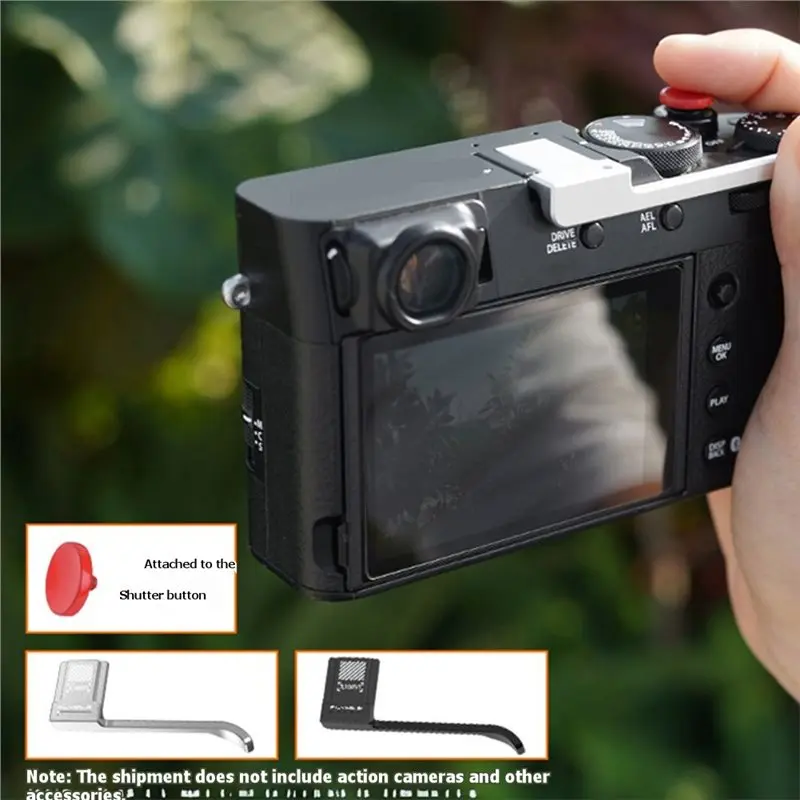 【공개】Fujifilm X-100V1 카메라용 엄지 받침대 미끄럼 방지 방진 충격 보호 그립 휴대용 사진 액세서리