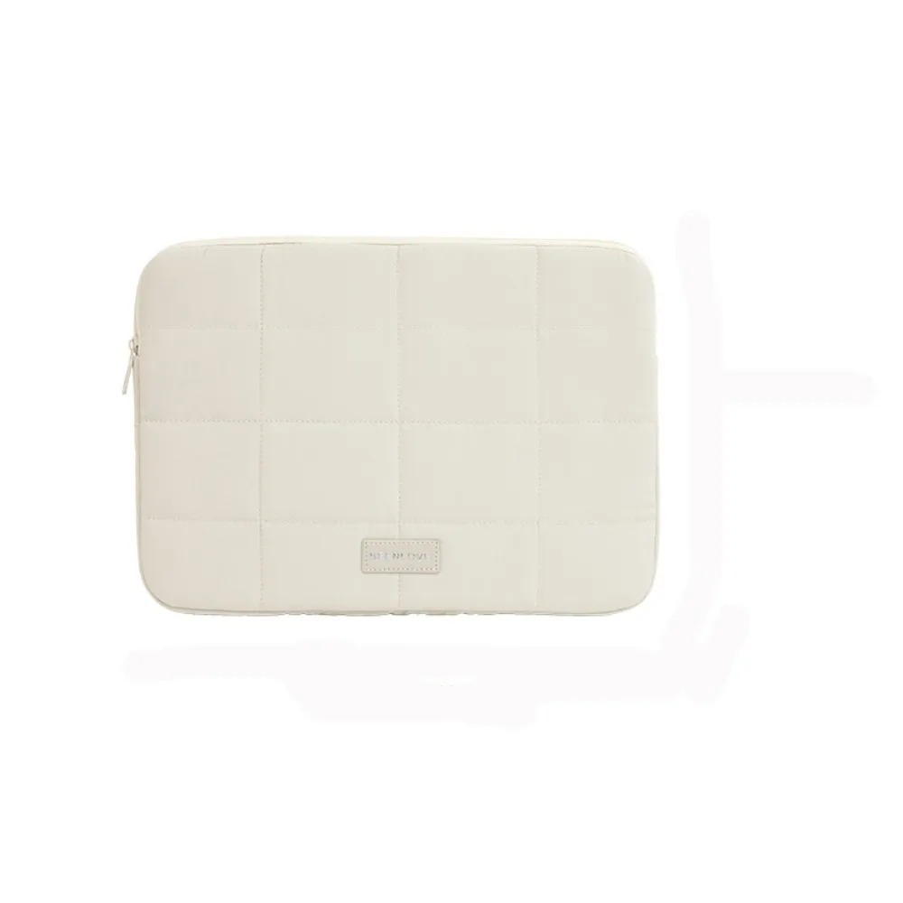 Quilted Shockproof Tablet Sleeve - Wear-Resistant & Ultralight Protection Case