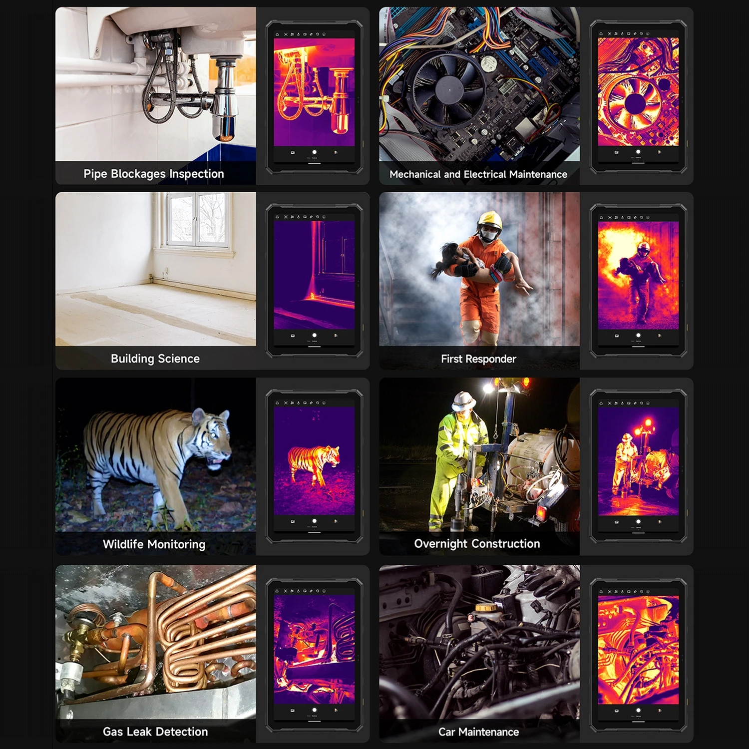 Ulefone Armor Pad 4 Ultra Rugged Tablet PC 8GB+256GB Thermal Version 10.36 inch Android 14 MediaTek Dimensity 6300 Octa Core 5G