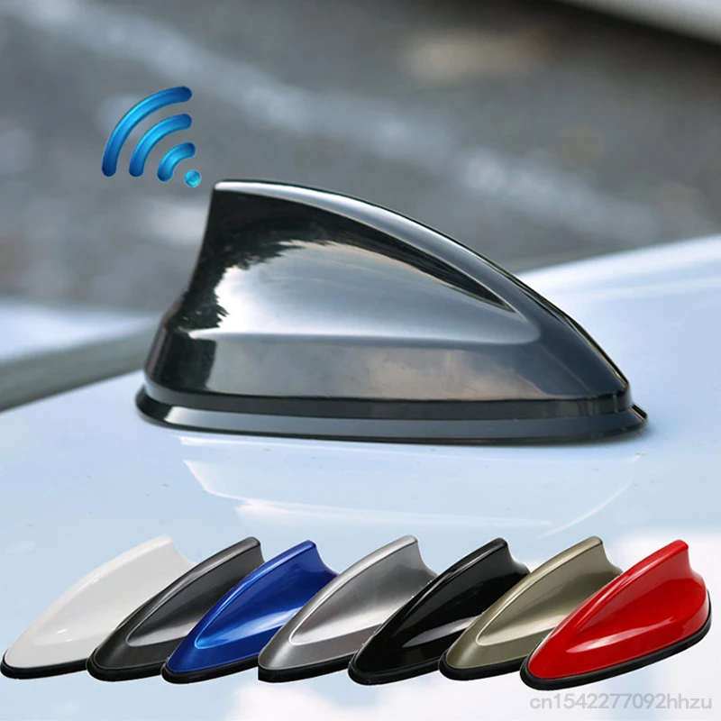 Car Roof Shark Fin Aerial Antenna Toppers Universal Auto Radio fm