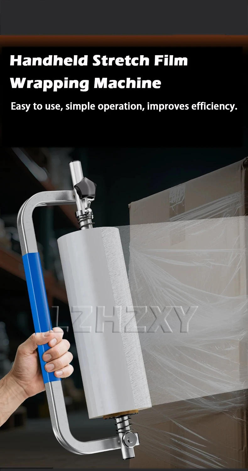 Manual Wrapping Film Packaging Metal Hand Membrane Puller Wrapping Film Packagin