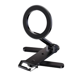 Ultimate Multifunctional Magnetic Phone Stand and Portable Selfie Tripod Mount (Black)