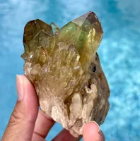 Natural Citrine Candle Cluster, Raw Crystal Specime, Home Decoration Crafts 2