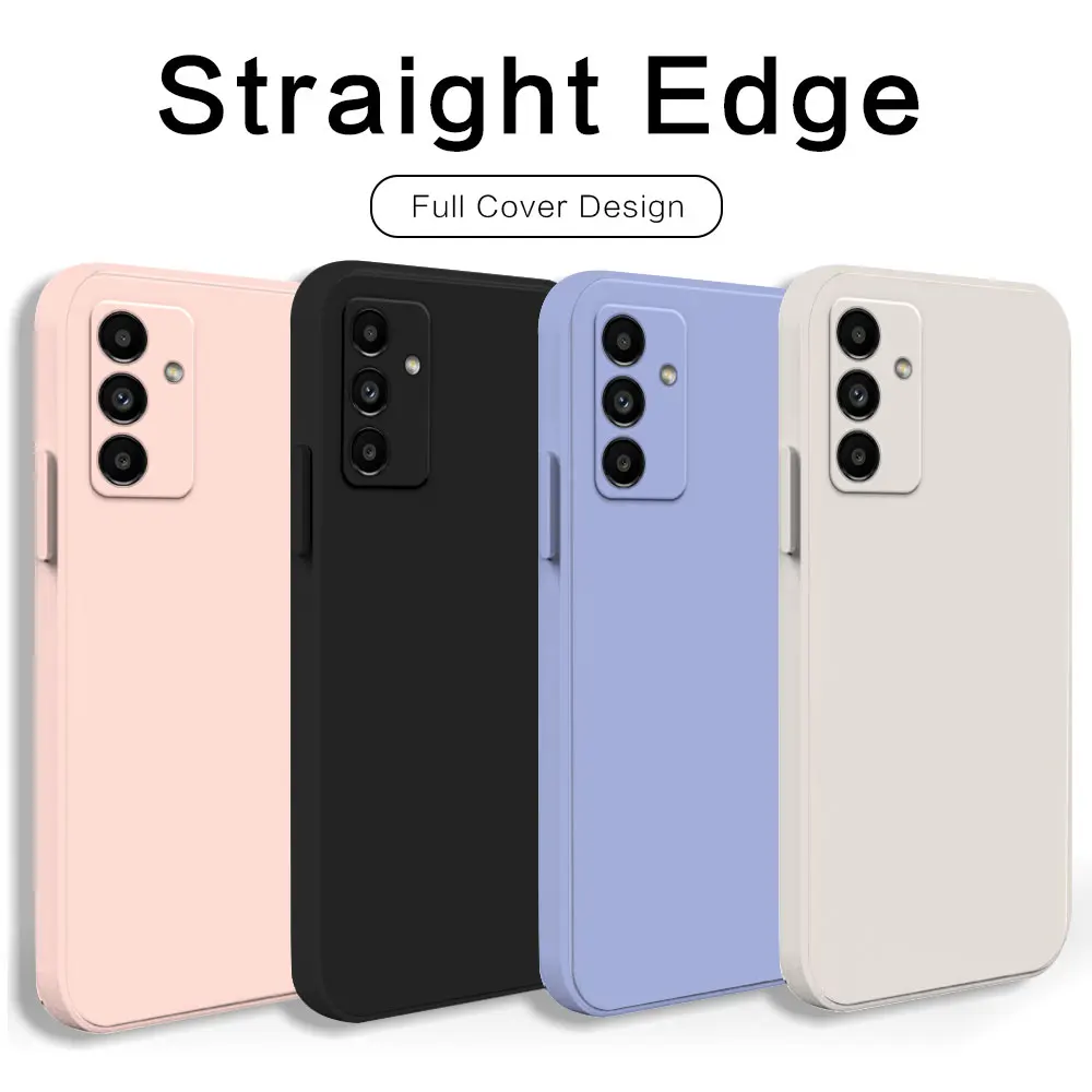 Per Samsung A04 A04S Custodia Per Samsung Galaxy A04S Coque Cover Antiurto In Silicone Morbido Opaco Galaxy A04 Custodia Quadrata Per Telefono Fundas