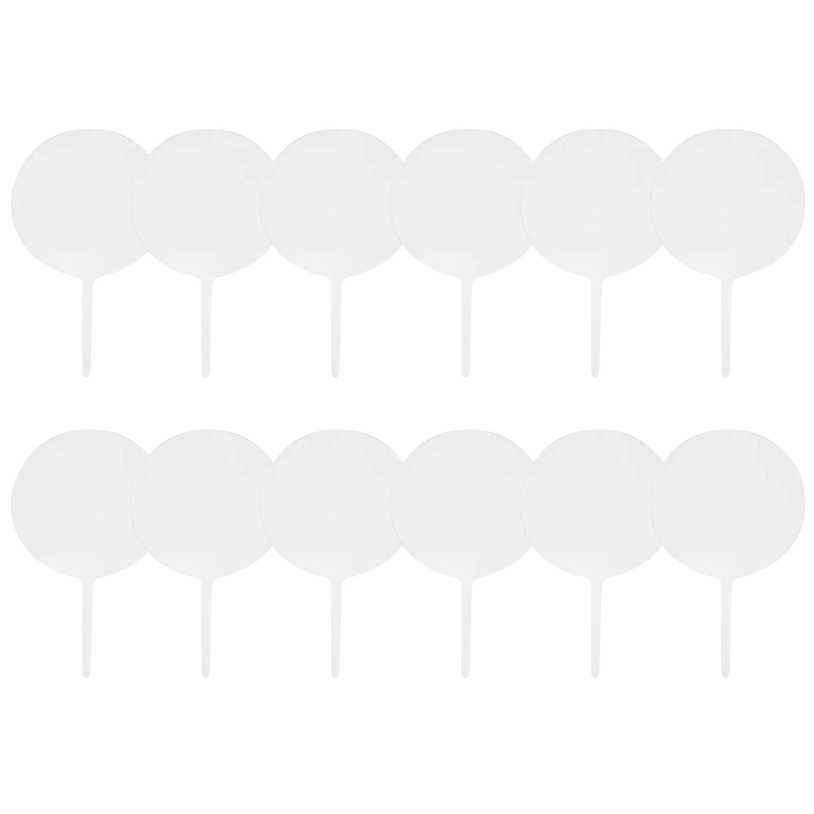 

15 Pcs Blank Cake Decoration Cupcake Toppers Birthday Party Favor Dessert Hat Acrylic