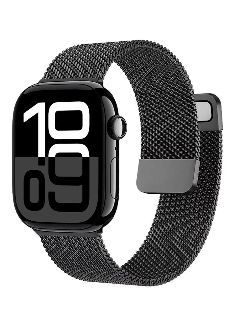 สายรัดข้อมือแม่เหล็กสำหรับ Apple Watch ทุกรุ่น