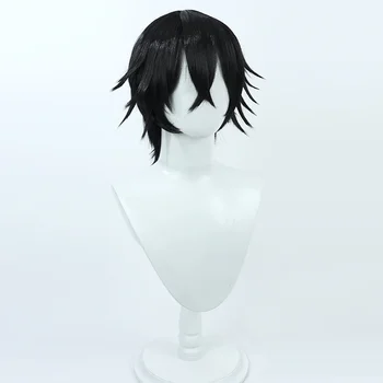 Parrucca Corta Nera in Capelli Sintetici Resistenti al Calore per Halloween, Carnevale, Giochi di Ruolo, Feste, Cosplay Anime Ulquiorra Cifer