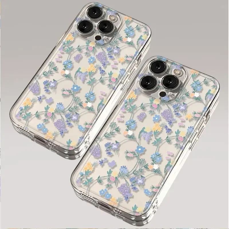 Floral Fragmented Flowers Phone Case Cover