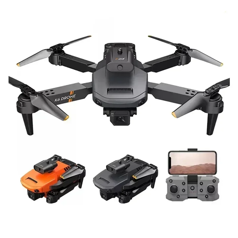 

New K6 RC Quadcopter Drone With Wide Angle 4K 1080P Camera WIFI FPV Live Transmission Gift Toy Dron