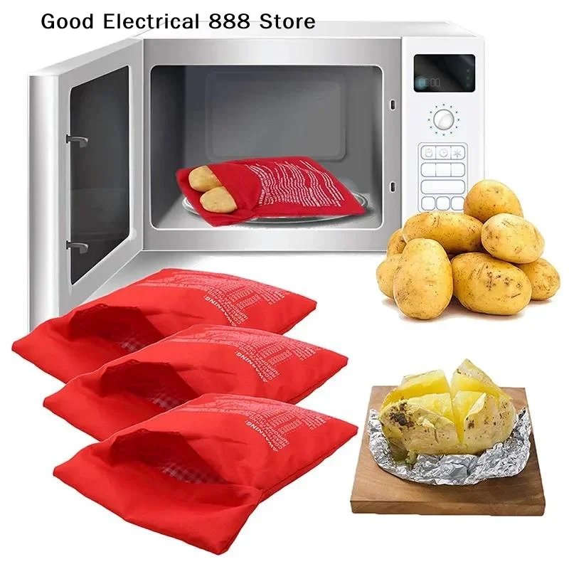 Bolsa reutilizable para cocinar papas en microondas