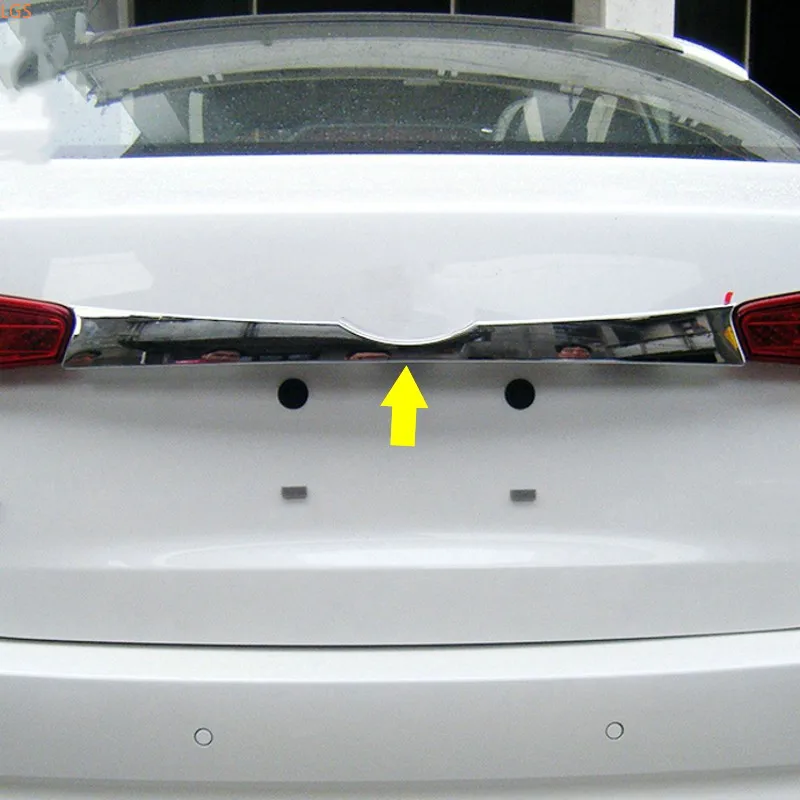 

For Kia K5 2010-2015 High-quality ABS Chrome rear trunk door decorative strip tailgate decorative strip car accessories