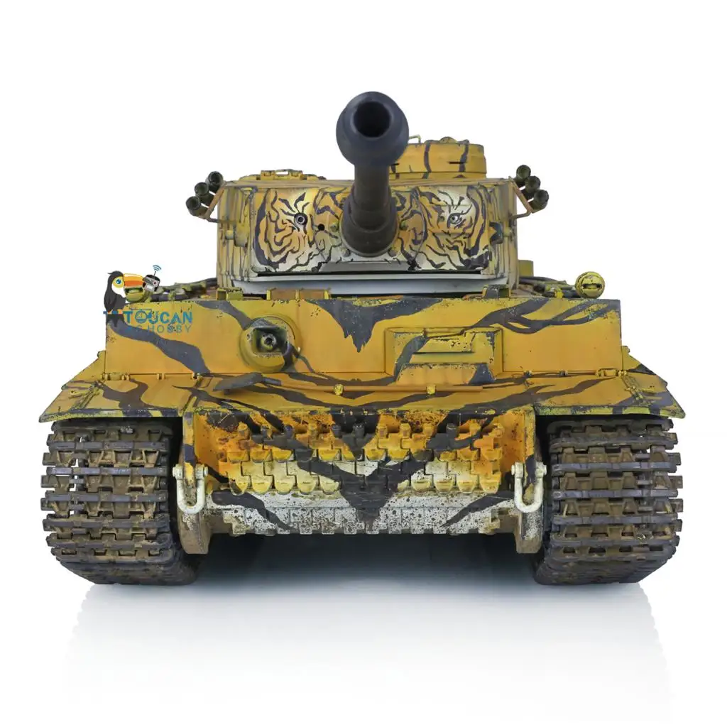 Heng Long HL 7.0 Tiger I RTR RC Tank 1:16 3818 FPV Camera Hand Painted Color Toys Remote Control Military Car Toys Gifts 3
