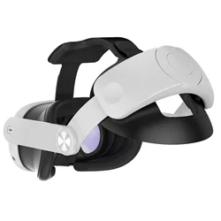 Enhanced Comfort Head Strap for VR Headset Replacement, Adjustable Fit (WHITE)