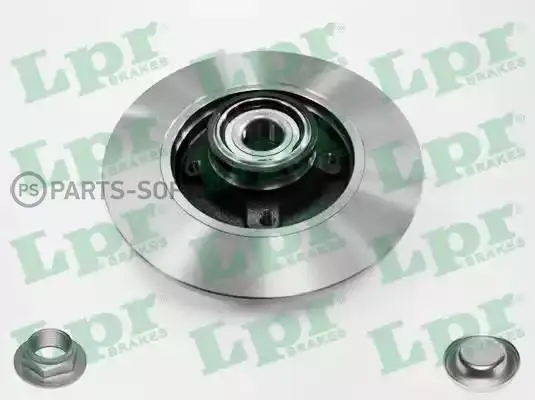 LPR c1013pca disc brake rear. PSA C4/207/307 1 4-2 0l 00-249x9mms bearing/with ring | Автомобили и мотоциклы