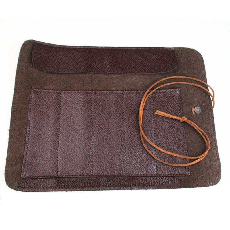 

Fashion Roll-Up Carving Knives Pocket PU Leather Storage for Artist