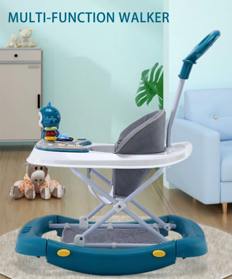 Monkey Baby Walkers Children'S Walkers With Wheels Are Suitable For Learning To Walk Music Balance To Prevent Falling