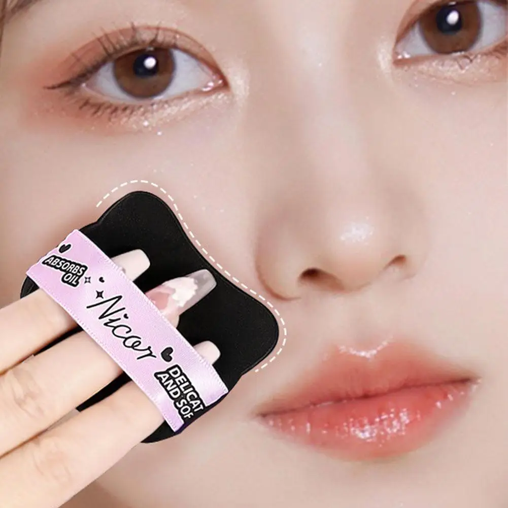 Oil Blotting Sheets with Makeup Puff 100pcs Matting Wipes Care Cleaning Oil-absorbing Control Tools Makeup Skin Paper Face J0J6