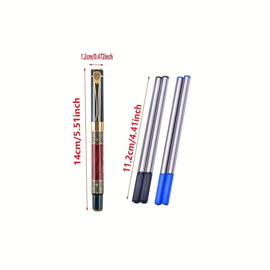 5pcs/set Classic High-Quality Luxurious Ballpoint Pens Elegant Smooth-Writing These Pens for School Office Business Gifts - 2