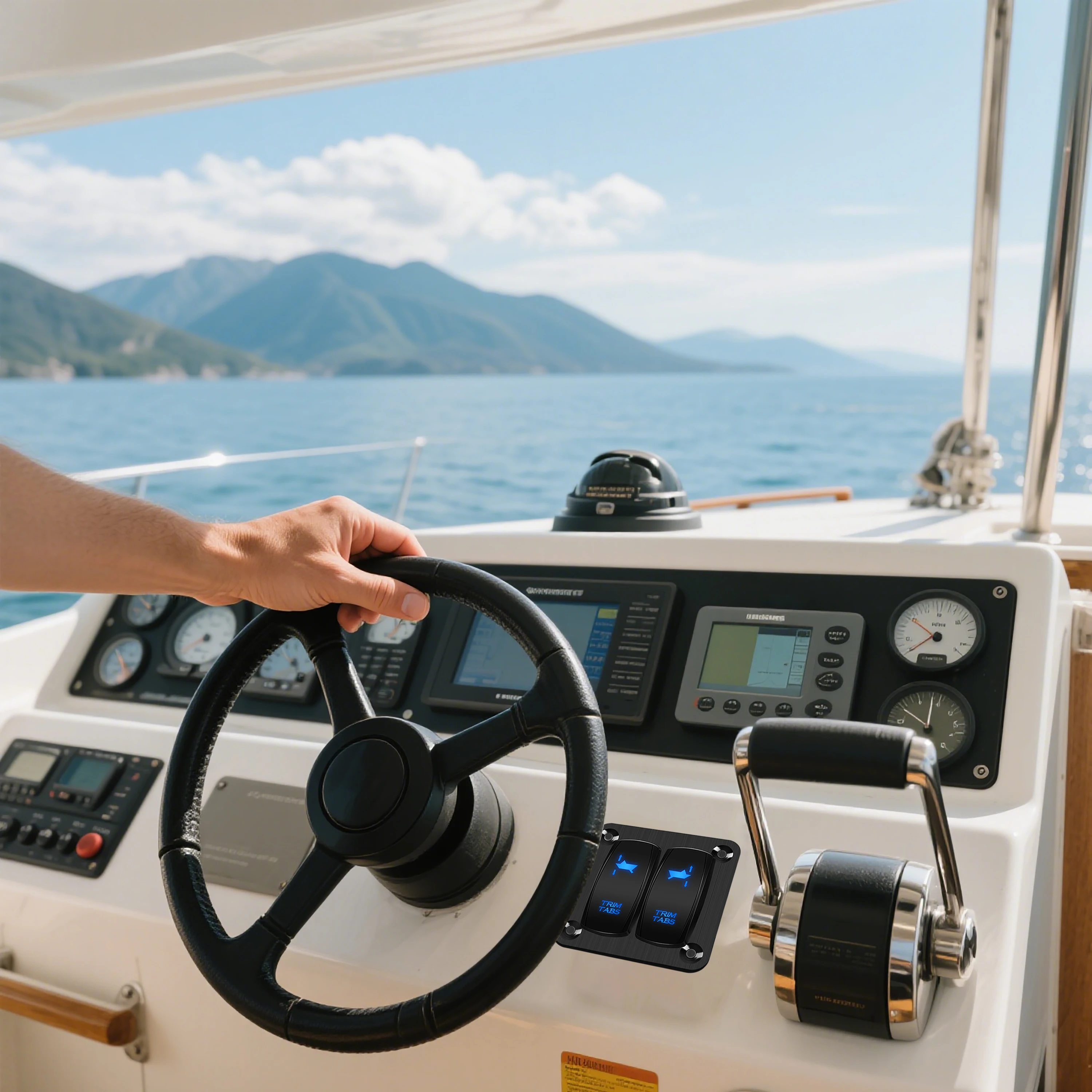 HOKAAER Arrows Momentary Rocker Switch Toggle (On)-Off-(On) 12V/20A 24V/10A