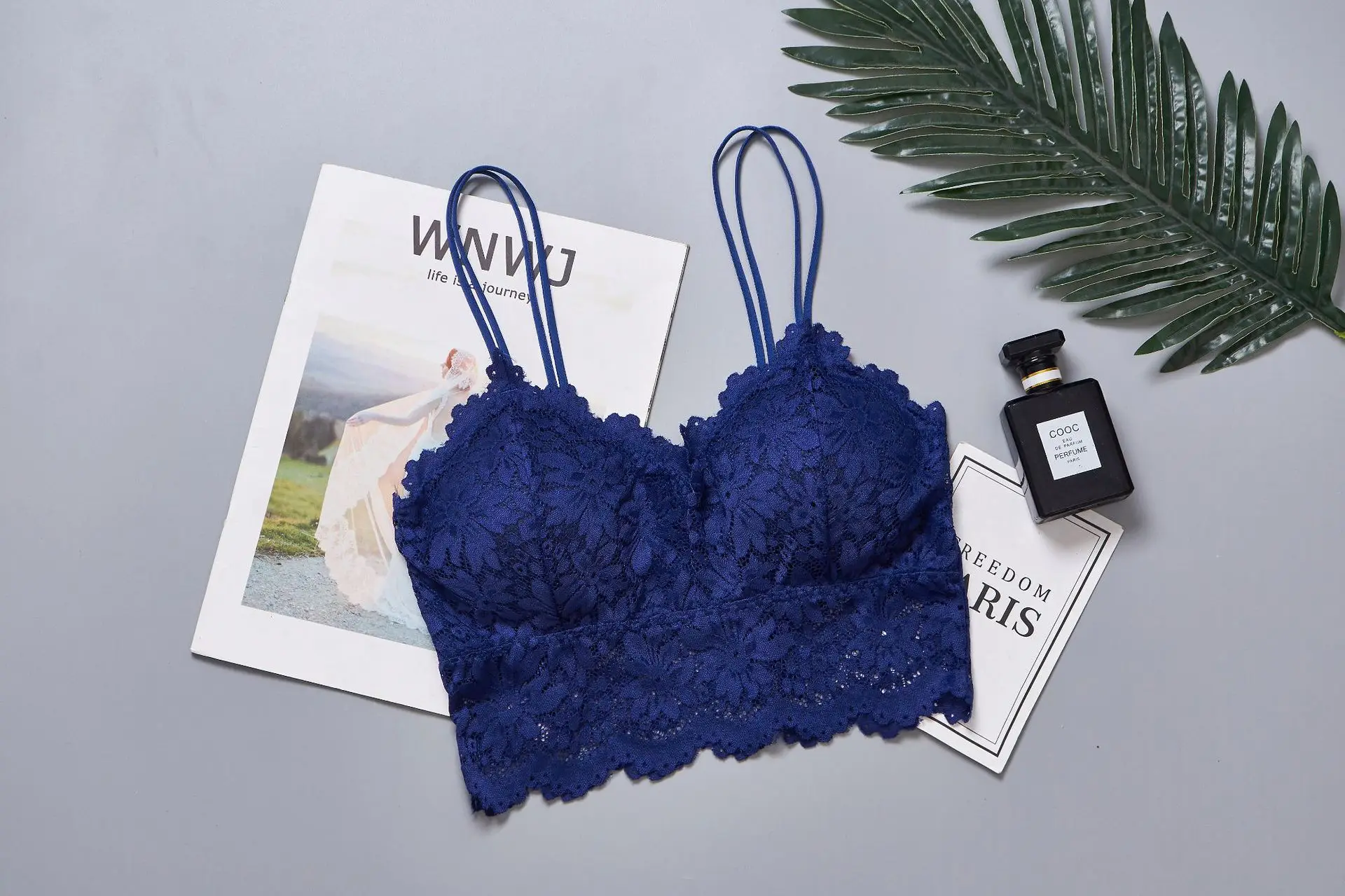 Sunflower Lace Wrapped Underwear for women lingerie bra women tube tops lace camisole tops