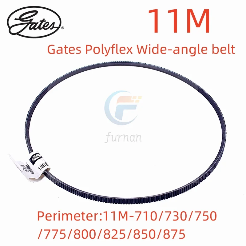 

Gates Polyflex Wide-angle belt 11M710 11M730 11M750 11M775 11M800 11M825 11M850 11M875 Transmission Triangle Belt