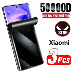 3 - Pack Privacy Hydrogel Screen Protector Film - Anti - Fingerprint Unlocking - Privacy Hydrogel (For Mi 10)