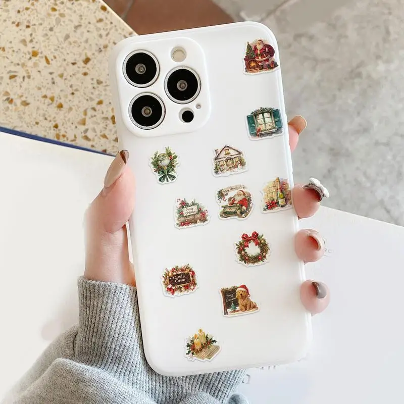 Waterproof Christmas Stickers for Holiday Decor