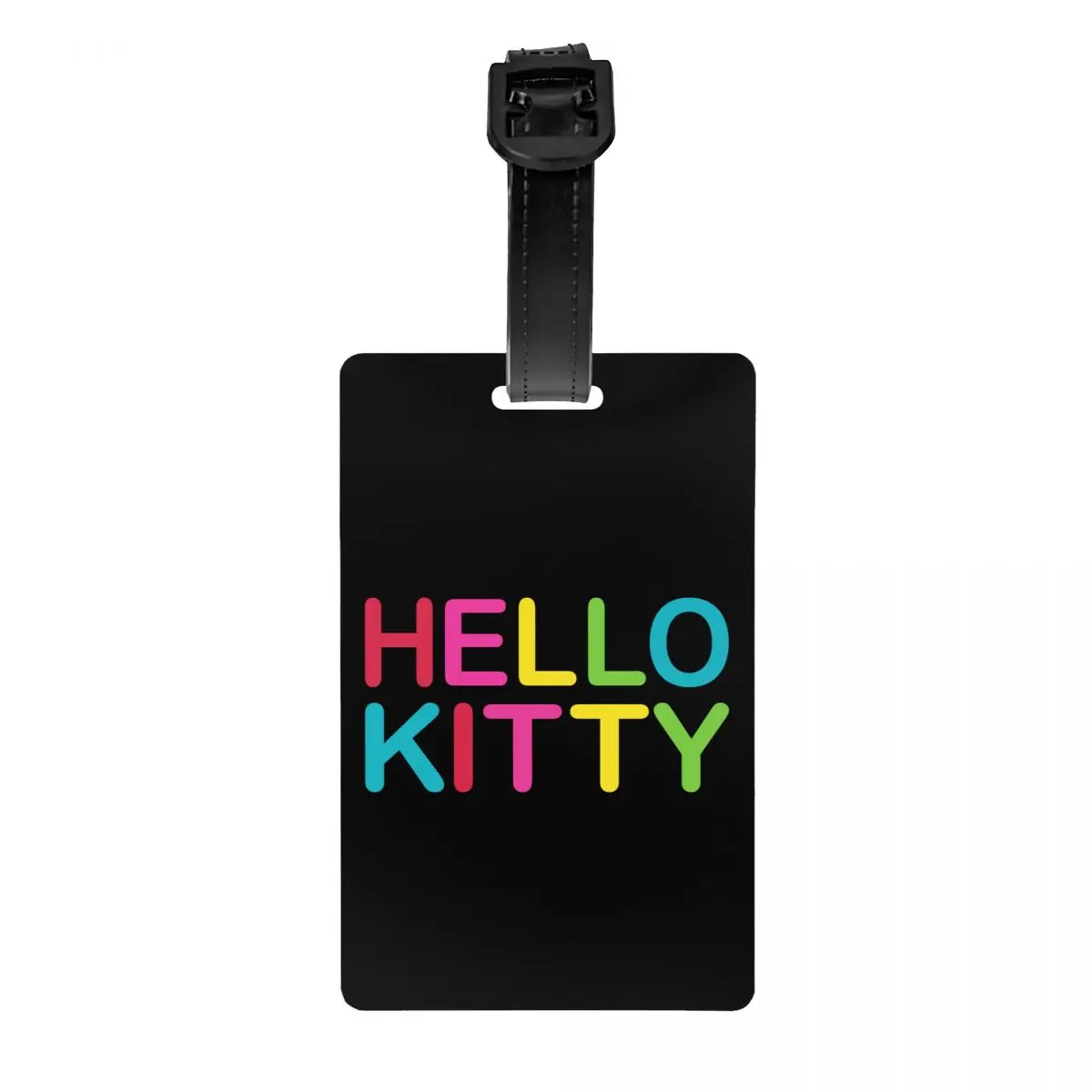 

Custom Sanrio Hello Kitty Luggage Tag With Name Card Privacy Cover ID Label for Travel Bag Suitcase