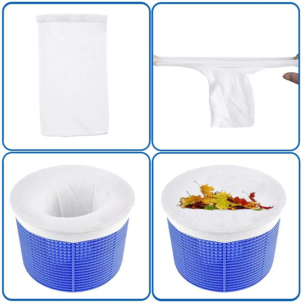 Pool Skimmer Socks Filter Swimming Pool Cleaning Tools Accessories Mesh Dust-proof Anti-fouling Swimming Garbage Bag For Pool Skimmer Socks Pool Cleaning Tool Swimming Pool Cleaning Kit