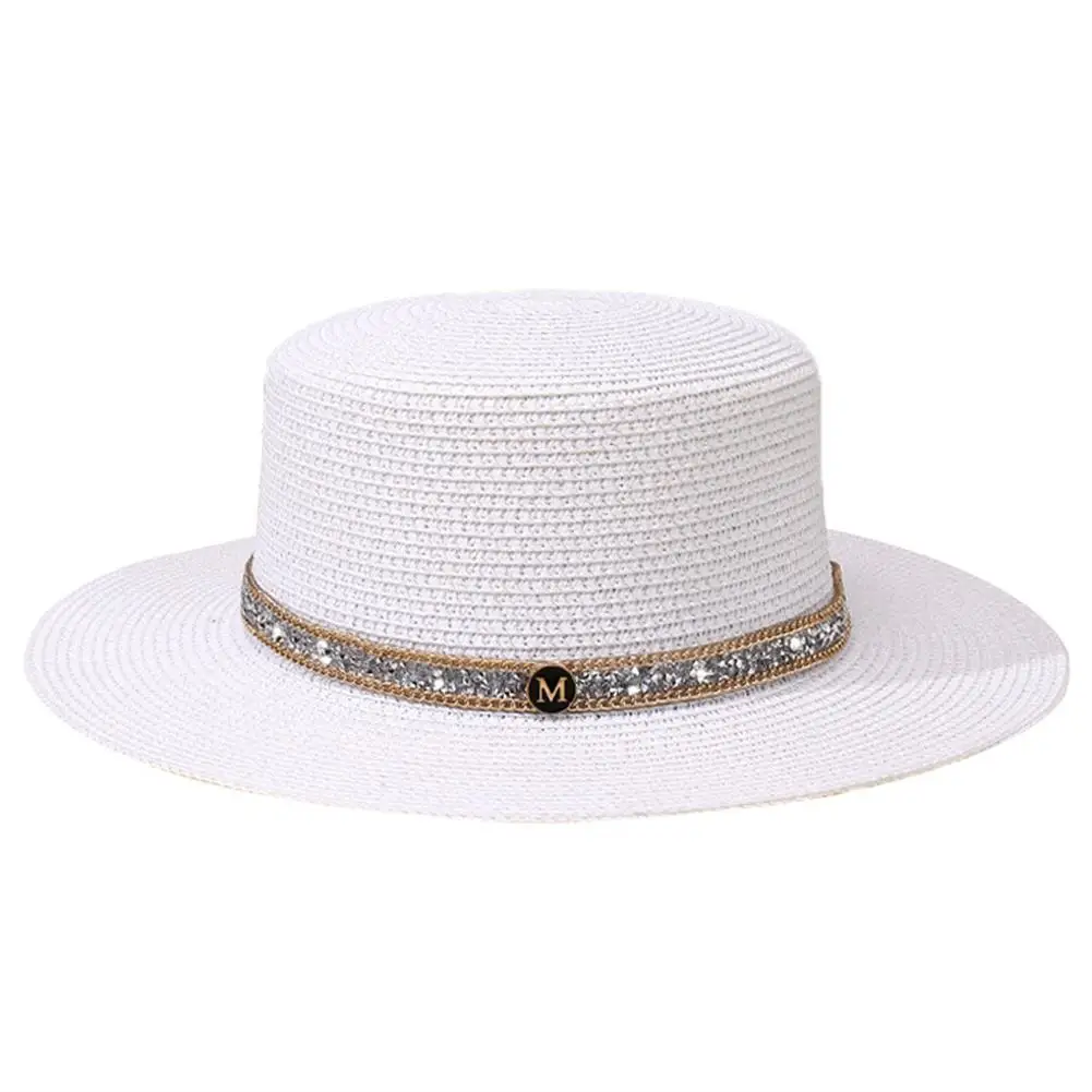 New summer sun hat Adjustable Sun Hat With Wide Brim Fashionable Big Brim Sun protectionCap Beach Travel Visor Straw Hats