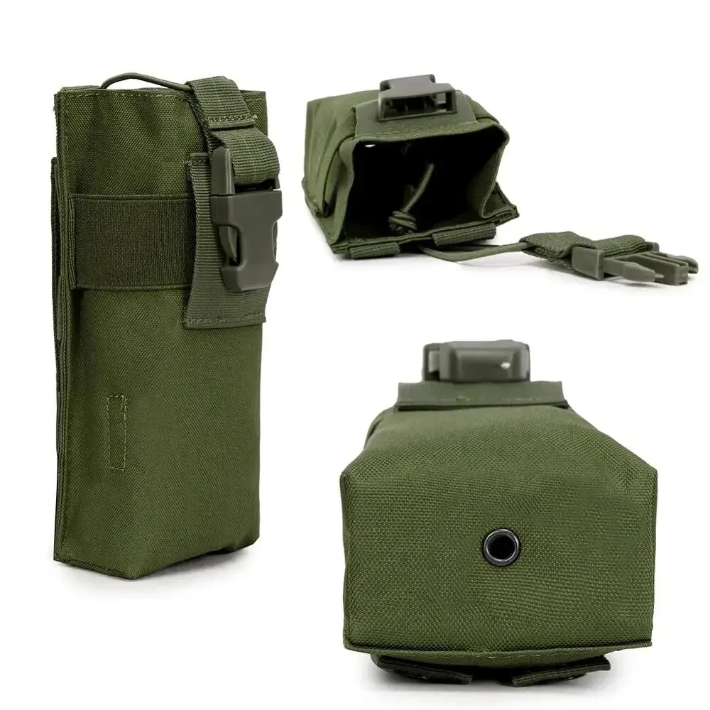 Tactical Molle Radio Walkie Talkie Pouch Waist Bag Holder Pocket Outdoor Sports Camping Radio Magazine Mag Pocket 2