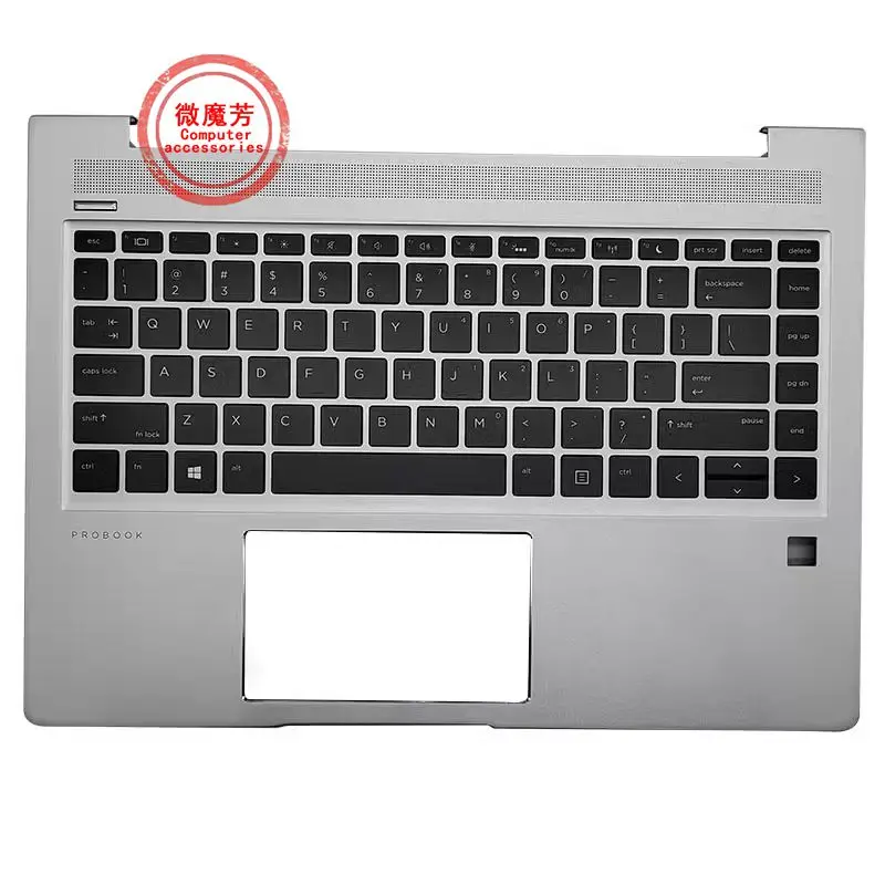 Nuova Tastiera Per Laptop Usa Per Hp Probook 440 G6 445 G6 440 G7 445 G7 Con Copertura Superiore Poggiapolsi