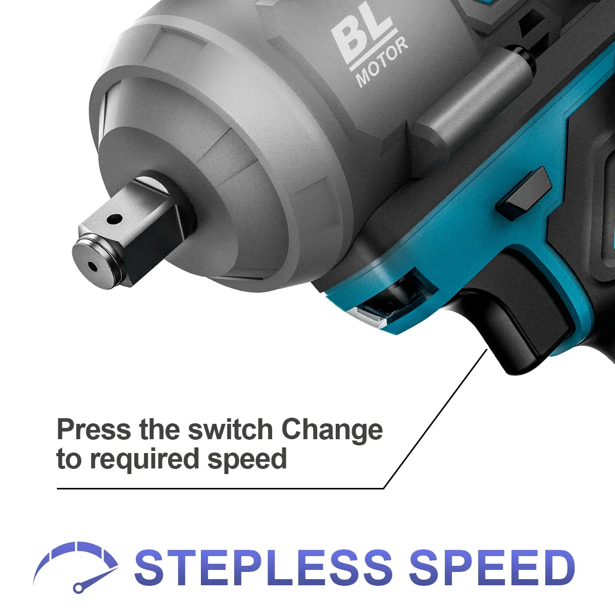 2000N.M Torque Brushless Electric Impact Wrench 1/2 inch Screwdriver Cordless Electric Wrench Power Tools For Makita 18V Battery 5