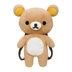 New Cute Rilakkuma Bear Boys Girls Children Plush Backpack Bags Bag For Women