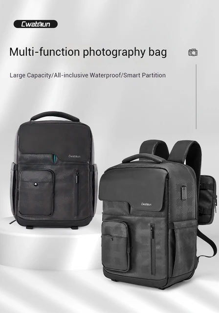 Zaino Fotografico Professionale Antifurto - Per Canon E Altre Fotocamere - Ideale Per Viaggi E Reportage - Foto 9