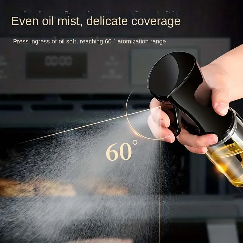 Versatile Kitchen Oil Spray Bottle for Cooking, BBQ, and Baking